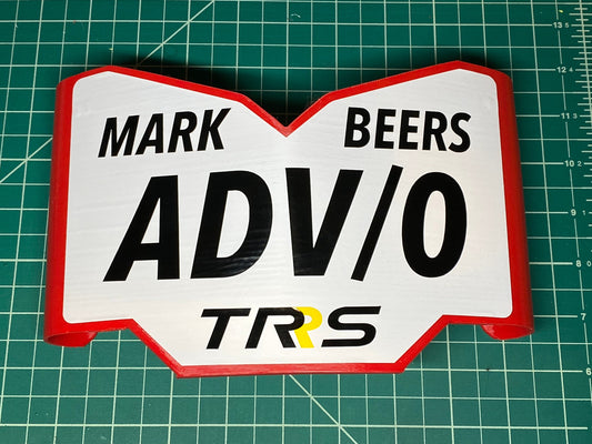 TRS eStart Number Plate Decal (Yinzer Edition)