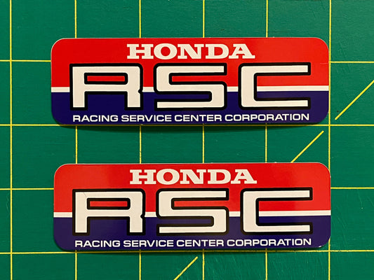 Honda RSC Stickers (2 per order)